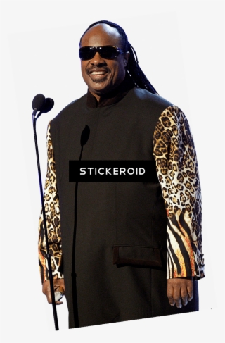 Stevie Wonder Standing - Military Uniform