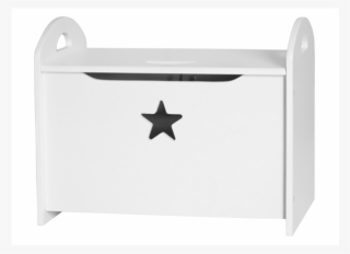 White Star Box - Förvaringslåda Trä För Leksaker