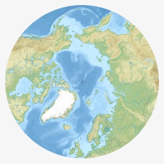 Arctic Relief Map