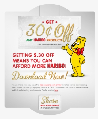 Haribo Gummy Bears Only $0 - Haribo
