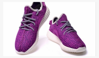 Yeezy Transparent Fake Vector Download - Women's Running Breathable Purple Shoes Sports Casual