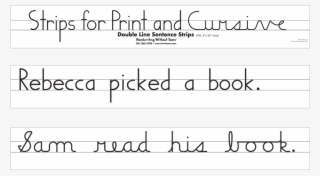 Double Line Sentence Strips