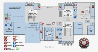Second Floor Map - Oviatt Library 4th Floor