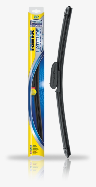 Rain‑x Latitude Water Repellency 2 N 1 Wiper Blades - Itw Global Brands 5079283-2 Latitude Wiper Blade, 17-in.