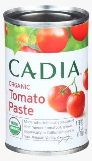 Cadia Organic Tomato Paste Can-6 Oz - Cadia Organic Crushed Tomatoes With Basil