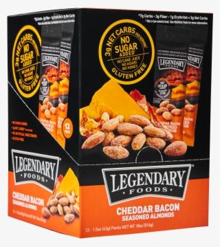 12 On The Go Cheddar Bacon Seasoned Almonds