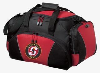 Stockton Heat Medium Gym Bag - Port And Company Metro Duffel Bag (red)