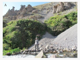 And (b) The Traces Of Erosion And Formation Of Fairy - Outcrop