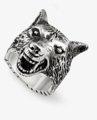 Gucci Wolf Ring Mens