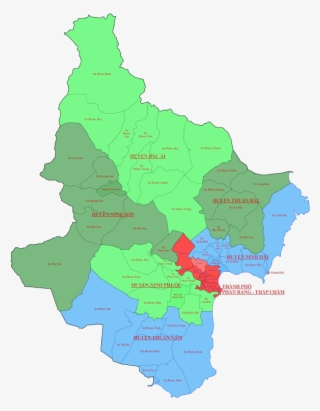Ban Do Hanh Chinh Ninh Thuan - Các Huyện Tỉnh Ninh Thuận