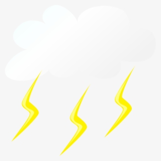 Thunder Cloud Clip Art - Animated Pic Of Thunder