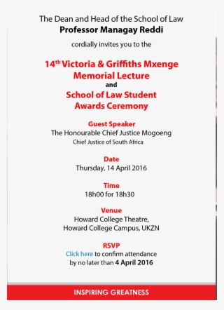 Mxenge Memorial Lecture 2016 1 - Customer Service Attitude