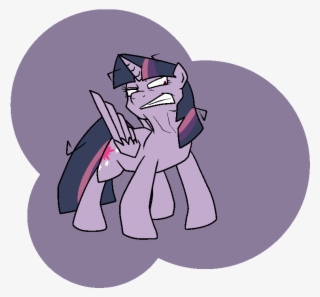 Flat Colors, Folded Wings, Mean Twilight Sparkle, Safe, - Winged Unicorn