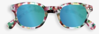 Green Sunglasses Png - Izipizi #sun Junior Green Tortoise Soft (grey Lenses)