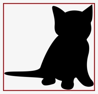 Jpg Free Download Cats Vector Ragdoll Cat - Cute Kitten Silhouette