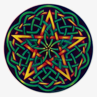 Window Sticker / Decal - Mandala Pentagram