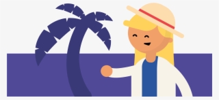 Happy Person On Holiday - Person