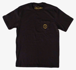 Image Of Inch X Inch Logo Pocket T-shirt - Black T Shirt Basic
