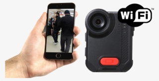 Body Worn Camera With Wifi And Bluetooth - Hand Holding Iphone Png