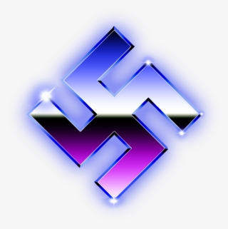 232kib, 1000x1000, Swastika - Fashwave Swastika Png