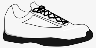 Yeezy Vector Clipart Jpg Freeuse Download - Shoe Clipart Black And White Png