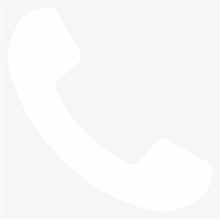 Telephone Icon In White