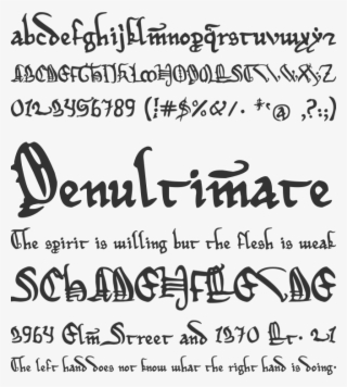 Magna Carta - Handwriting