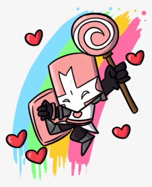 I'm This Lovely Dude On Castle Crashers I Play It On - Castle Crashers Pink Knight Profile