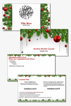 Happy Holidays Powerpoint Template