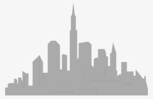 Chicago Skyline Cityscape Silhouette - Transparent City Clip Art