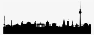 Berlin Skyline Silhouette - Berlin Clipart