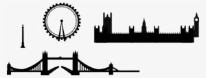 Houston Skyline Outline Free Download Clip Art Free - Tower Bridge Silhouette Png