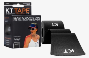 Kt Tape® Cotton Black - Kt Tape Cotton Elastic Sports Tape