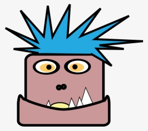 Divide Conquer - Monster Head Clip Art