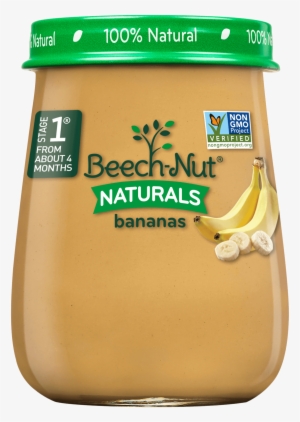 Naturals Bananas Jar - Beech-nut Naturals Stage 1 Purees - Bananas - 4.0 Oz