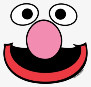 Grover's Face Template - Sesame Street Face Printable