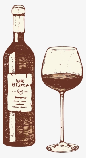 Mt Tabor Fine Wines Bottle And Glass - Drink