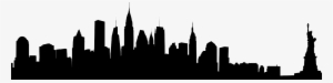Transparent Images Pluspng London - New York Skyline Black And White
