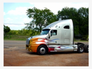 Tractor-trailer Custom Paint - Trailer Truck