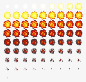 Explosion Sprite Png - 2d Explosion Sprite Sheet