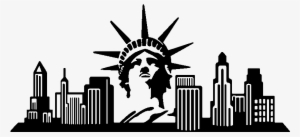 Sticker New York Et La Statue De La Liberte Ambiance