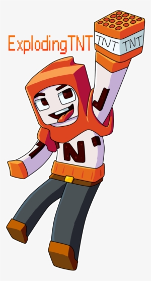Awesome Exploding Tnt Fanart Tnt Minecraft, Pink Sheep, - Draw Exploding Tnt