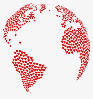 This Free Icons Png Design Of Hearts Globe