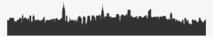 New York City Skyline Silhouette Png - City Skyline Nyc Png