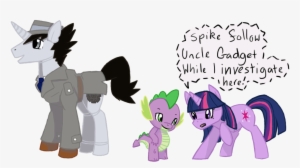 Eternity9, Inspector Gadget, Ponified, Safe, Spike, - Cartoon