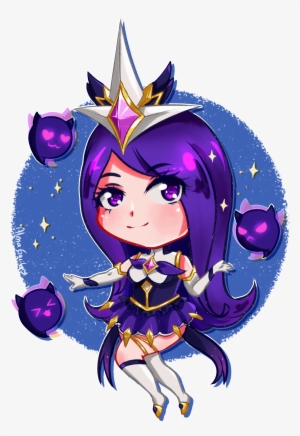 Chibi Star Guardian Syndra By Almagkrueger Hd Wallpaper - League Of Legends