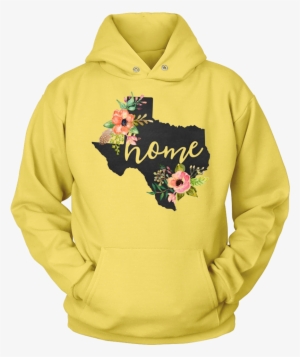 Texas Home Chalkboard Watercolor Flowers State T-shirt