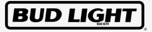 Bud Light Logo Black And White - Bud Light Logo Png