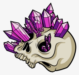 Crystal Skull Sticker