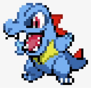 Totodile - Totodile Perler Beads